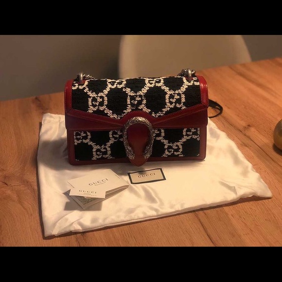 NEW👌🏼 Gucci tweed dionysus Small new bag - Picture 14 of 16